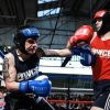 The Manc Menace (left) with Tobias Repper (right) at UWCB fight.