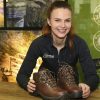 Aleks Bukowska, Sales Supervisor at Taunton Leisure, who has tested the Dalesway Vegan Walking Boot.