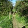 Footpath off Exwick Lane leading to crime scene