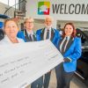 Exmouth Town Concert Band presented with their grant from Hendy Foundation