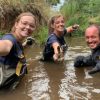 Simpkins Edwards’ team of volunteers spent two days helping to clear non-indigenous invasive Himalayan Balsam from the banks of the River Tale. 