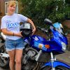 Kate West all set for her round Britain ride