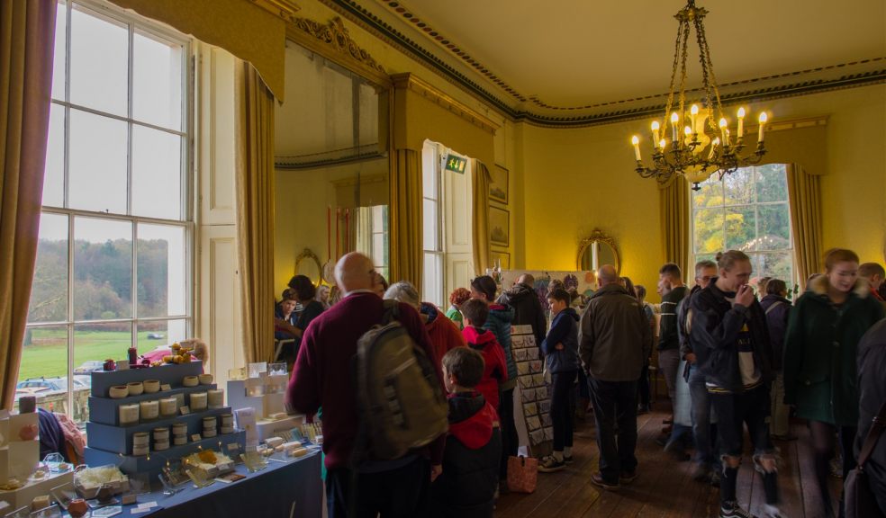 People looking at stalls