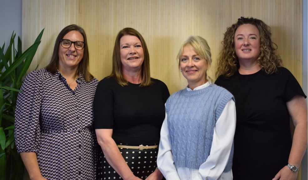 The new leadership team at Cartridges Law. (L-R) Victoria Matthews, Julie Farmer, Nicky Mein and Fay