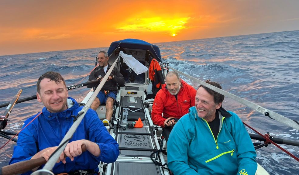 Jim rowing the Atlantic for FORCE