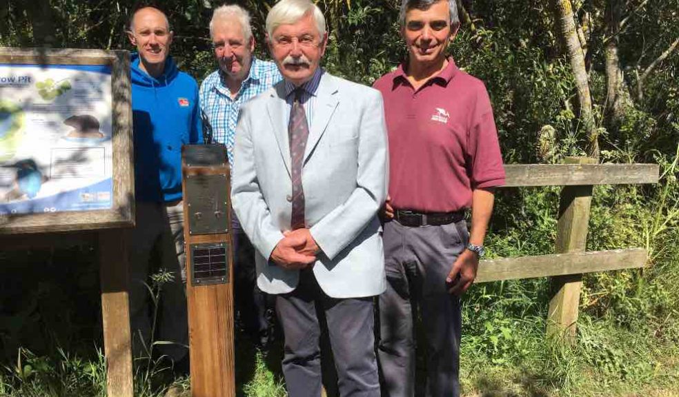 ictured with one of the new soundposts are (l-r) Tim Dafforn (Countryside Team Leader), Cllr Geoff Jung, Graham Godbeer, Doug Rudge