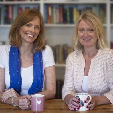 Co-founder of Children in the Middle, Elizabeth McCallum, who is a family barrister, with fellow barrister and the legal practice’s other co-founder Sarah Evans.