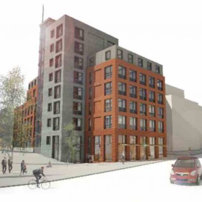 A CGI of what the 120-bed new student accommodation in Exeter will look like