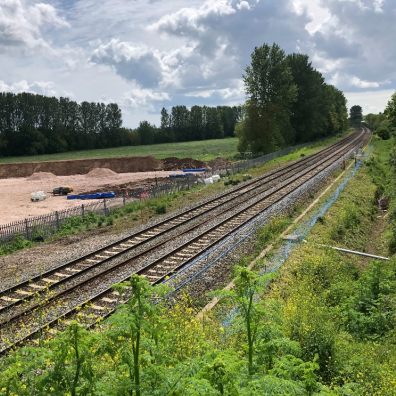 Work progressing at pace on new Marsh Barton rail station