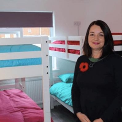 Cllr Emma Morse pictured at the Night Shelter. Photo: Exeter City Council.