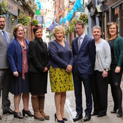 L-R: br George Demirev,  Ailsa Tatton – Shell,  Wendy Harris,  Janet Milton,  Richard James,  Sharon Ruskin, January Roberts and  Eleanor Chew 